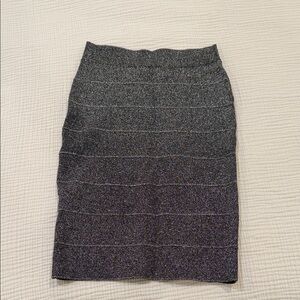 BCBGMaxAzria Charcoal Pencil Skirt